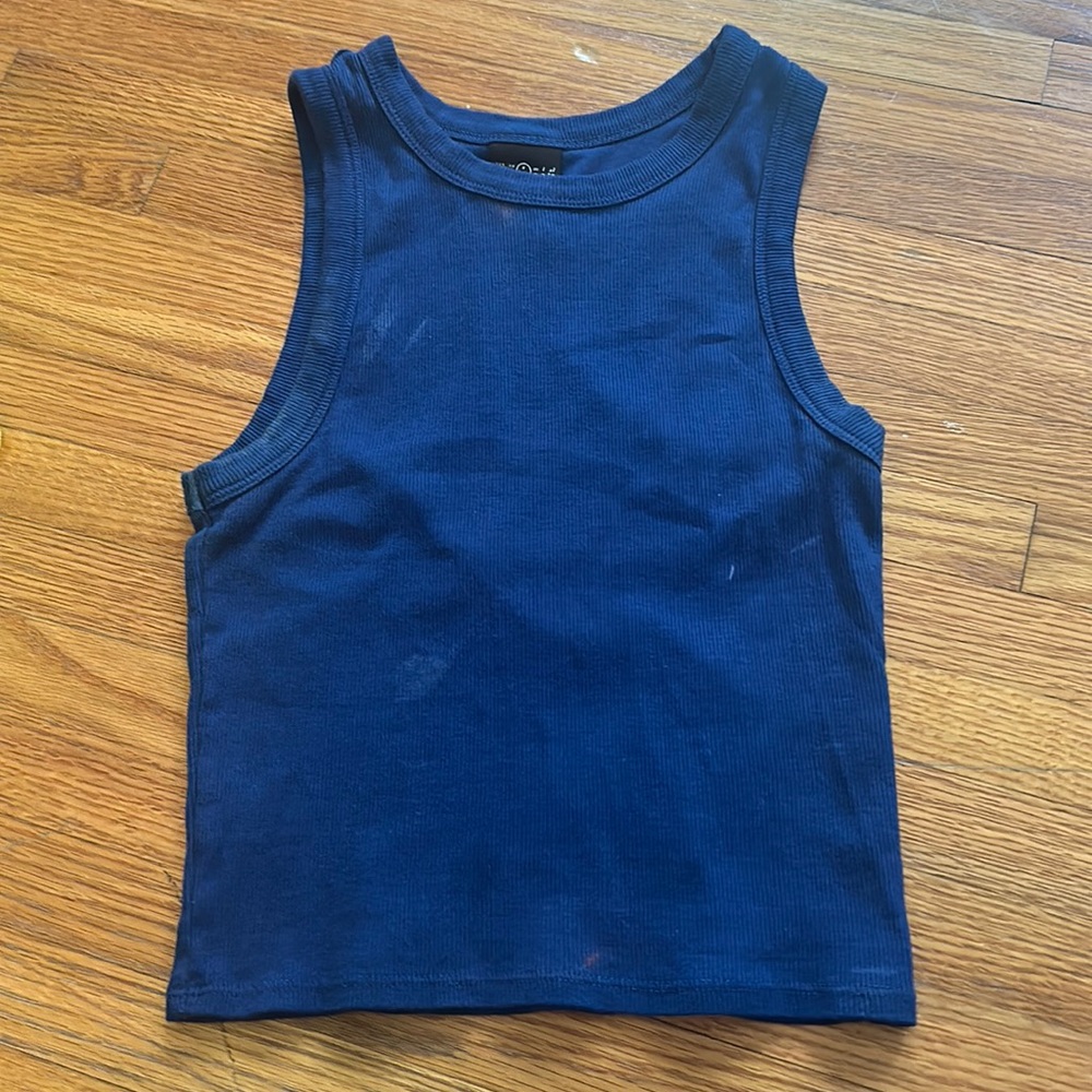 iets frans blue tank top
